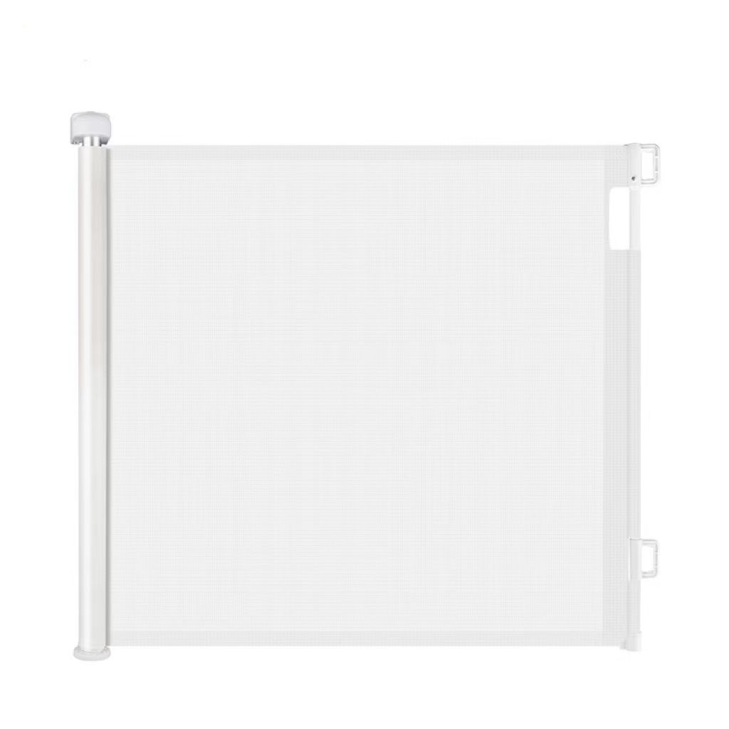 Rolling Mesh Retractable Baby Safety Gate – Durable Dog Gate for Doorways
